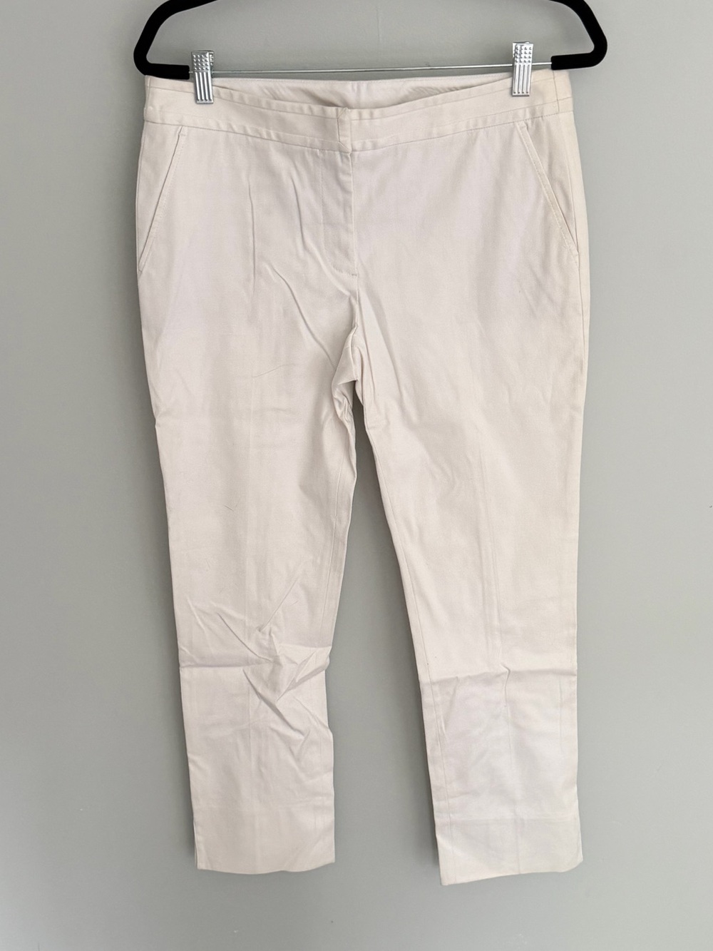 Tory Burch Ankle Cropped Trouser Pants Women’s Size 8 White